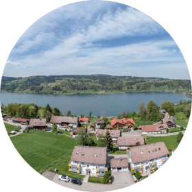 Die Ferienwohnung von oben